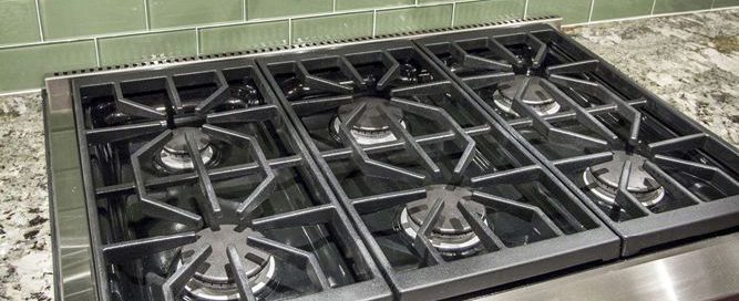 Wolf Gas Cooktop in a Custom-Built Project in Pasco County.