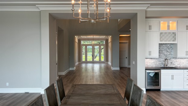 5300 sq ft 3-story custom built waterfront home - dining