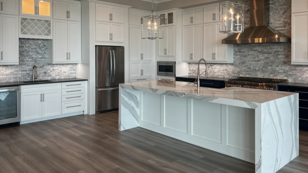5300 sq ft 3-story custom built waterfront home - open kitchen