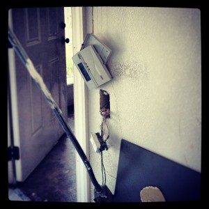 Chinese Drywall - Security Pad and Switch Left In Place