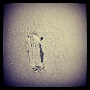 Original Electrical Outlet Left In Place In Remediated Chinese Drywall Home