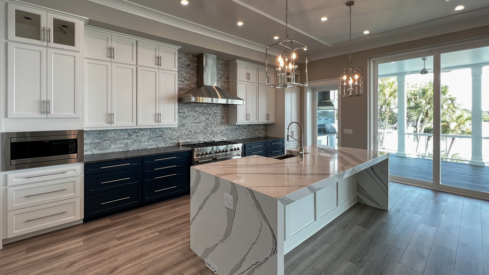 Interior photo of custom-built waterfront home located in Hillsborough County, FL