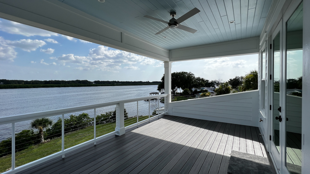 Interior photo of custom-built waterfront home located in Hillsborough County, FL