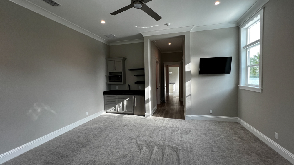 Interior photo of custom-built waterfront home located in Hillsborough County, FL