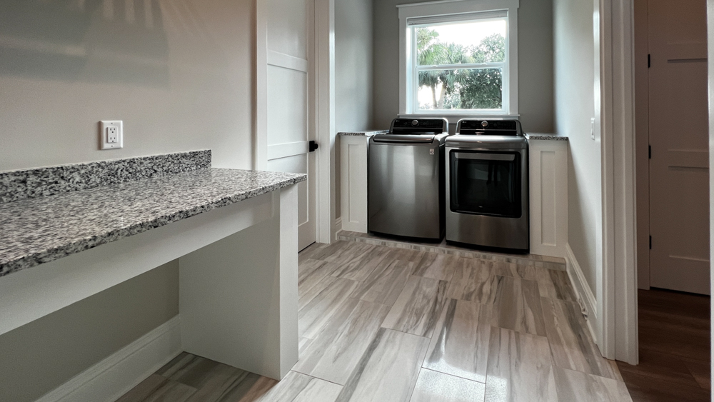 Interior photo of custom-built waterfront home located in Hillsborough County, FL