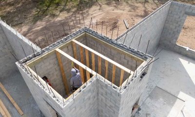 Safe Room Rebar Walls Image showing safe room walls with extra rebar to reinforce the alls